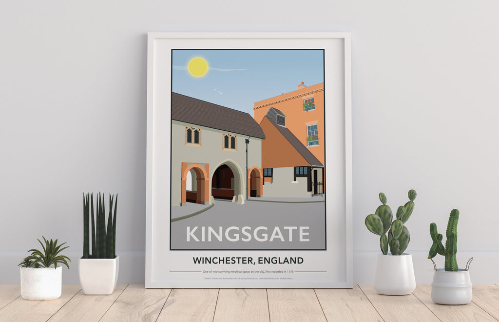 Kingsgate, Winchester By Artist Tabitha Mary - Art Print