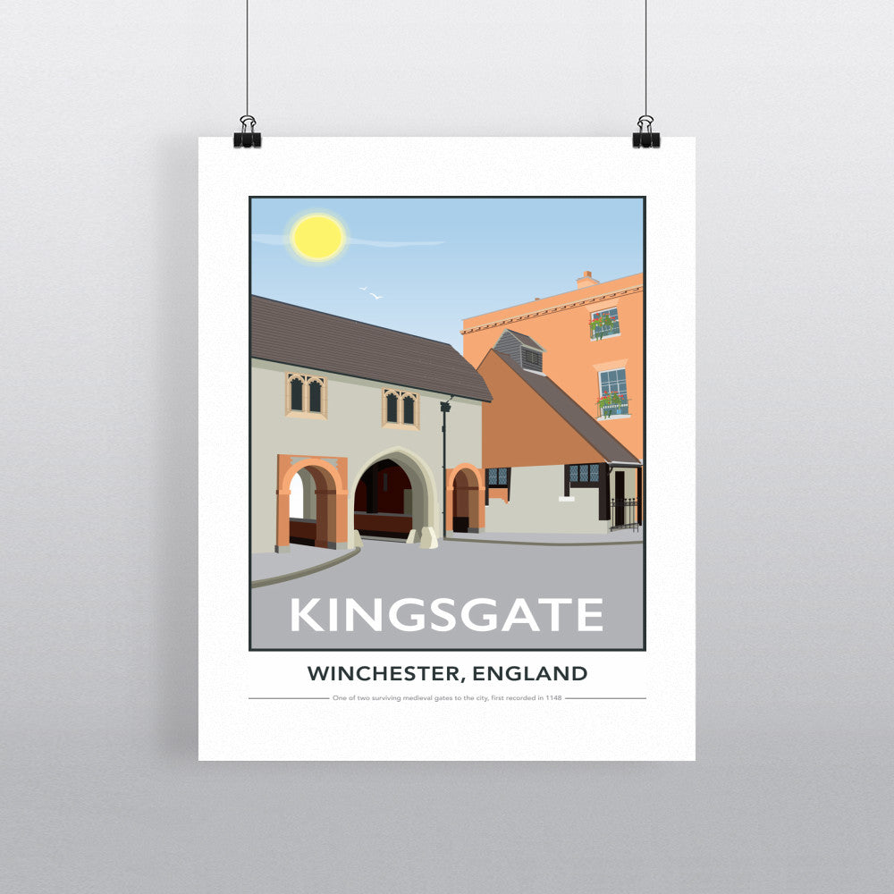 Kingsgate, Winchester, Hampshire 11x14 Print