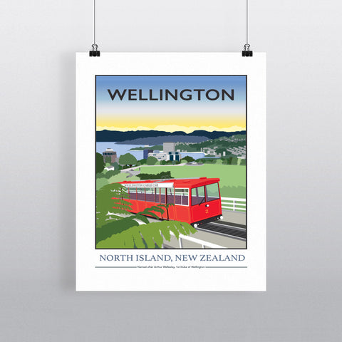 Wellington, North Island, New Zealand 11x14 Print