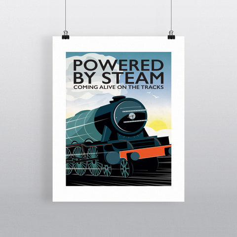 Powered By Steam, 11x14 Print