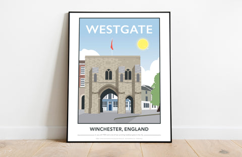 Westgate, Winchester By Artist Tabitha Mary - Art Print