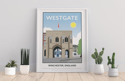 Westgate, Winchester By Artist Tabitha Mary - Art Print