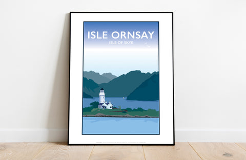 Ornsay Lighthouse By Artist Tabitha Mary - 11X14inch Premium Art Print