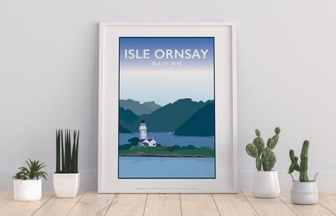 Ornsay Lighthouse By Artist Tabitha Mary - 11X14inch Premium Art Print