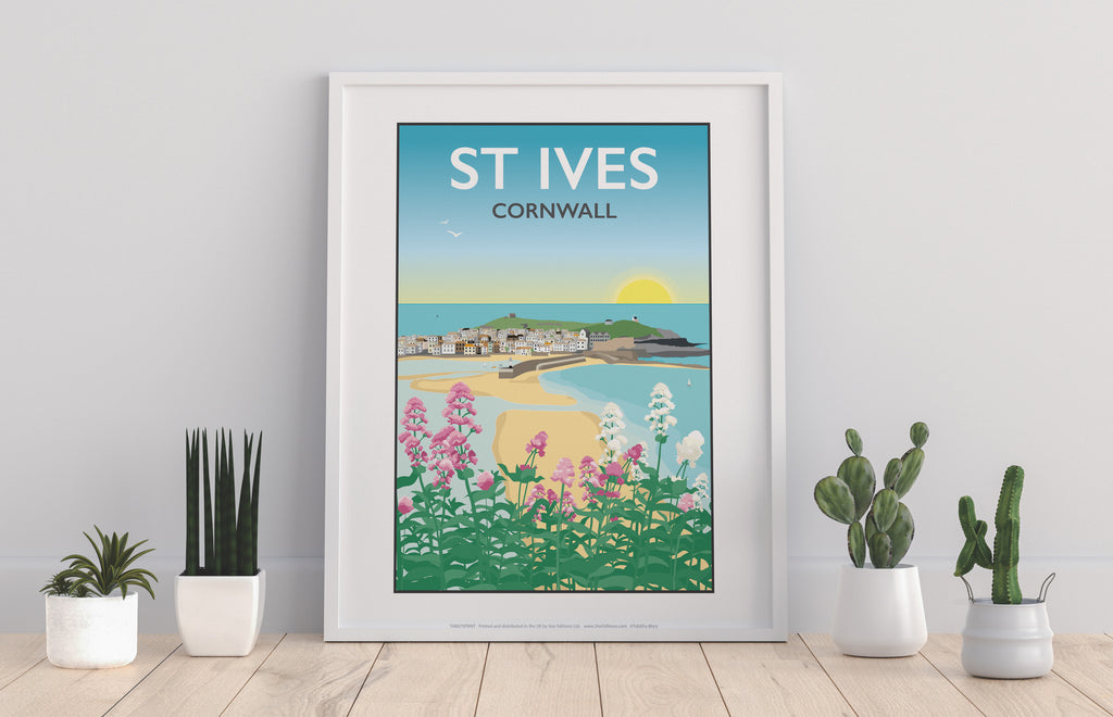 St Ives, Cornwall By Artist Tabitha Mary - 11X14inch Premium Art Print