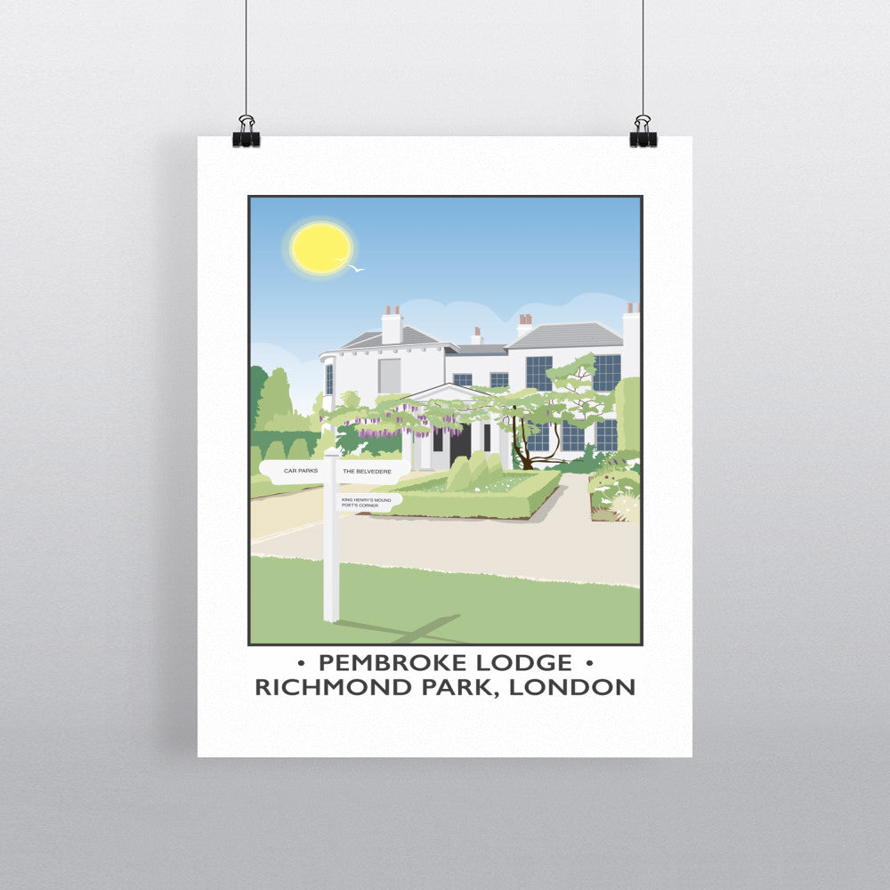 Pembroke Lodge, Richmond Park, London 11x14 Print