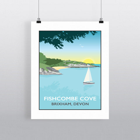 Fishcombe Cove, Brixham 11x14 Print