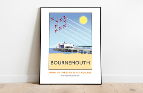 Bournemouth Pier By Artist Tabitha Mary - Premium Art Print