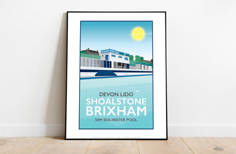 Shoalstone Pool, Brixham By Artist Tabitha Mary Art Print