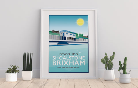 Shoalstone Pool, Brixham By Artist Tabitha Mary Art Print