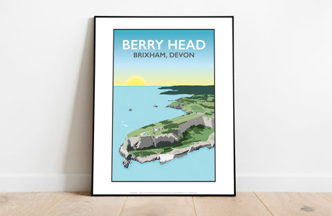 Berry Head, Brixham Devon By Artist Tabitha Mary Art Print