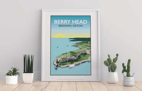 Berry Head, Brixham Devon By Artist Tabitha Mary Art Print