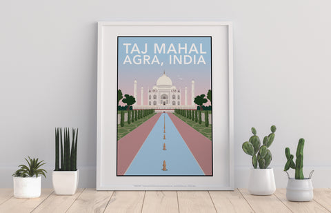 Taj Mahal By Artist Tabitha Mary - 11X14inch Premium Art Print