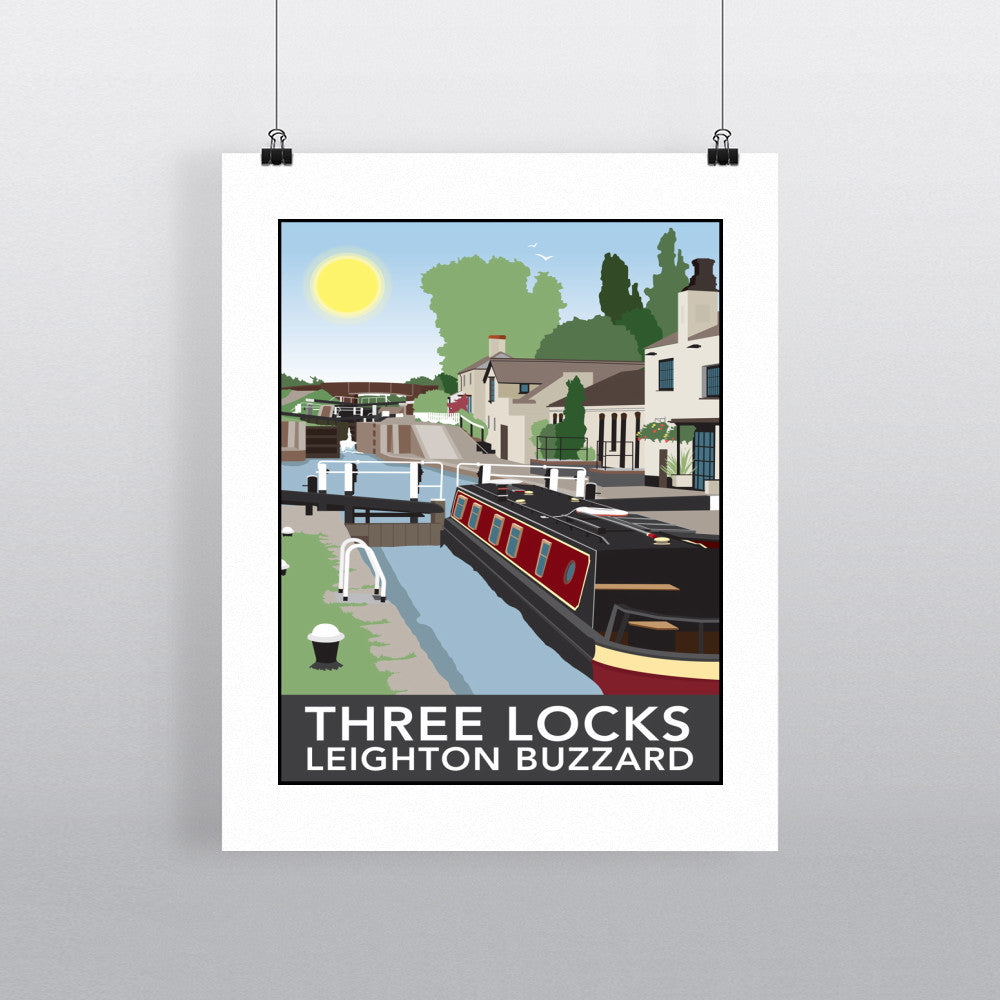 Three Locks, Leighton Buzzard 11x14 Print