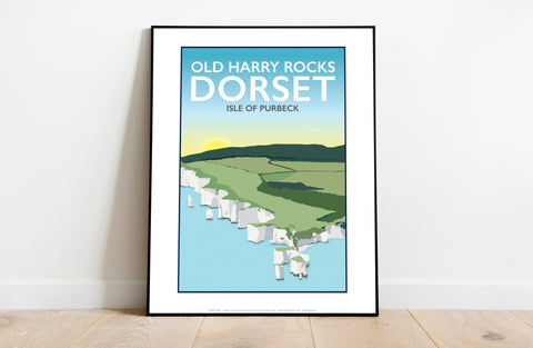Isle Of Purbeck, Dorset By Artist Tabitha Mary - Art Print