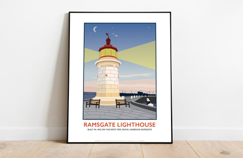 Ramsgate Lighthouse By Artist Tabitha Mary - Art Print