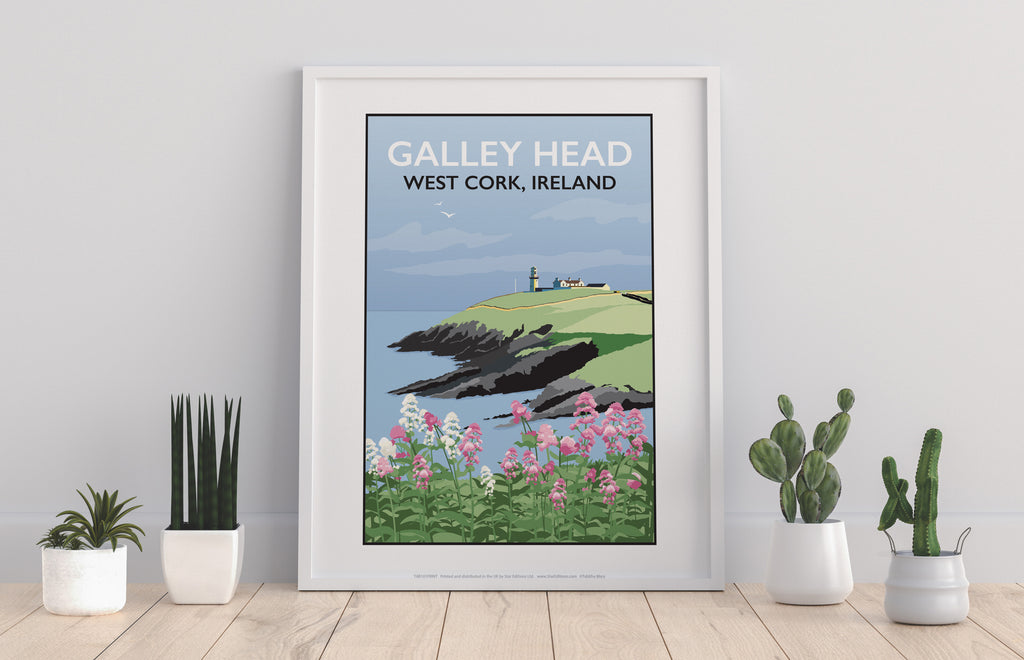 Galley Head, West Cork By Artist Tabitha Mary - Art Print