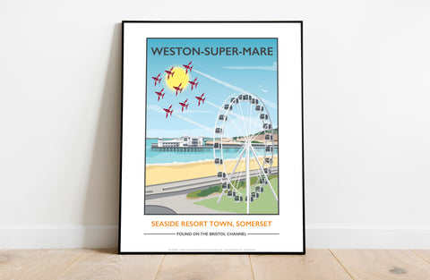 Weston-Super-Mare, Somerset By Artist Tabitha Mary Art Print