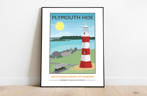 Plymouth Hoe By Artist Tabitha Mary - Premium Art Print