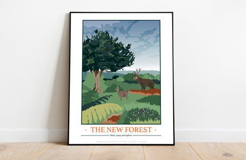 The New Forest By Artist Tabitha Mary - Premium Art Print