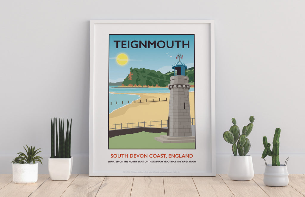 Teignmouth By Artist Tabitha Mary - 11X14inch Premium Art Print