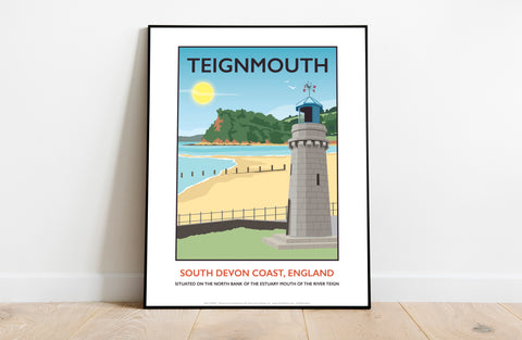Teignmouth By Artist Tabitha Mary - 11X14inch Premium Art Print