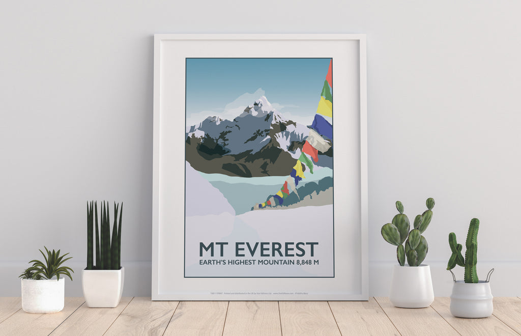 Everest Base Camp By Artist Tabitha Mary - 11X14inch Premium Art Print