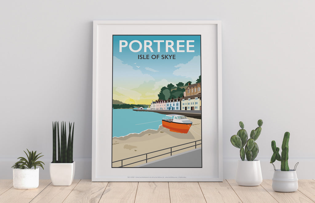 Portree, Isle Of Skye By Artist Tabitha Mary - Art Print