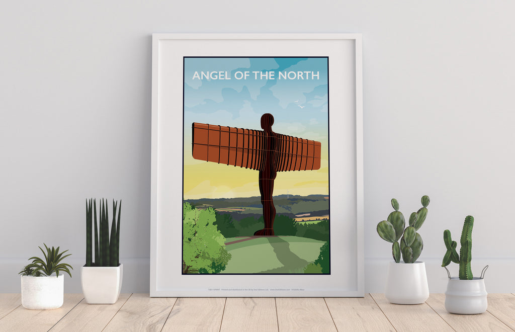 Angel Of The North, Newcastle By Tabitha Mary Art Print