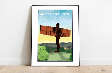Angel Of The North, Newcastle By Tabitha Mary Art Print