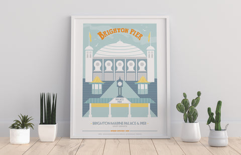 Brighton Pier Poster 2 - 11X14inch Premium Art Print