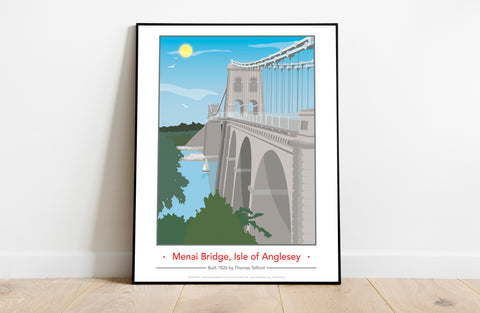 Menai Bridge, Isle Of Anglesey Poster 2 - Premium Art Print