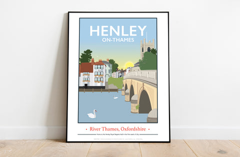 Henley On Thames Poster 2 - 11X14inch Premium Art Print