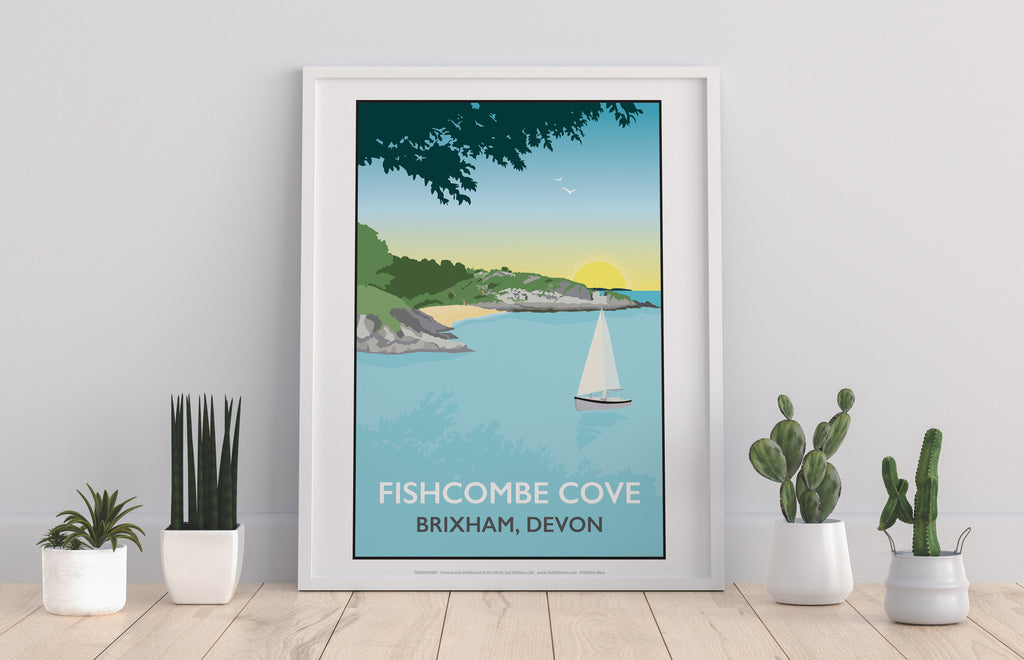 Fishcombe Cove, Devon 2 - 11X14inch Premium Art Print