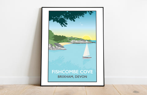 Fishcombe Cove, Devon 2 - 11X14inch Premium Art Print