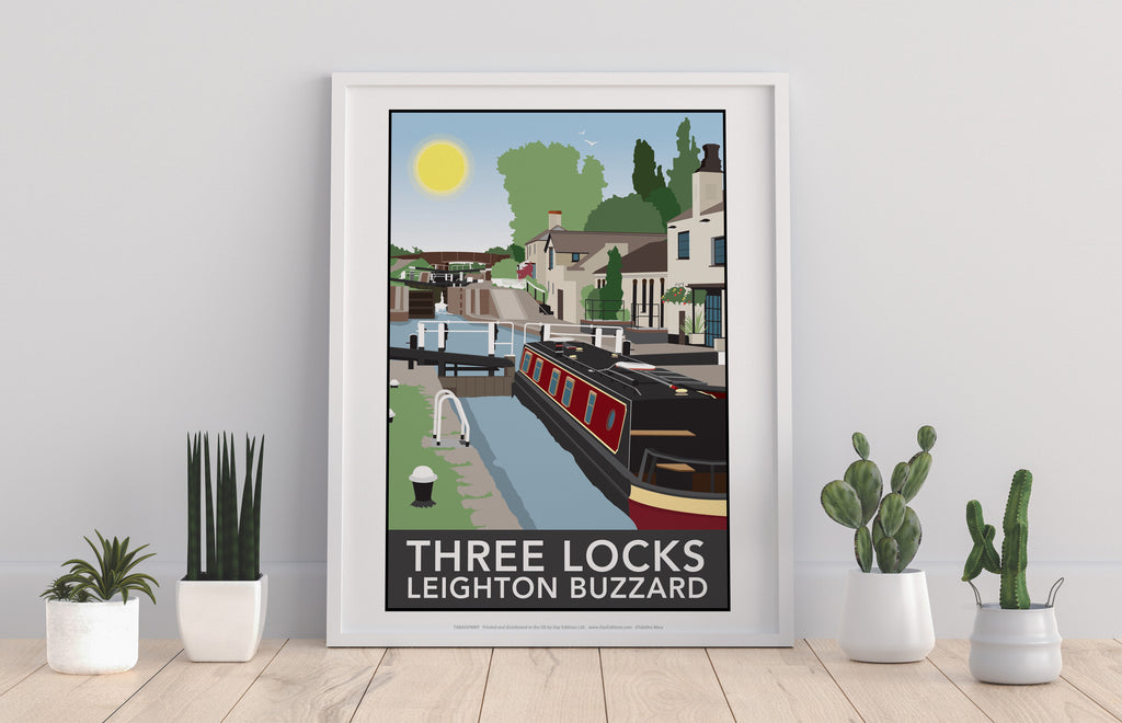 Three Locks, Leighton Buzzard 2 - 11X14inch Premium Art Print