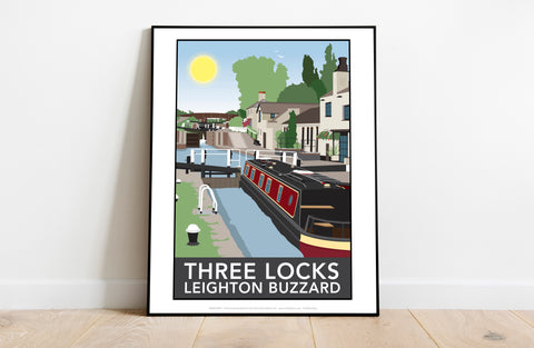 Three Locks, Leighton Buzzard 2 - 11X14inch Premium Art Print
