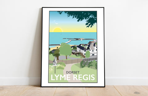 Lyme Regis, Dorset - 11X14inch Premium Art Print
