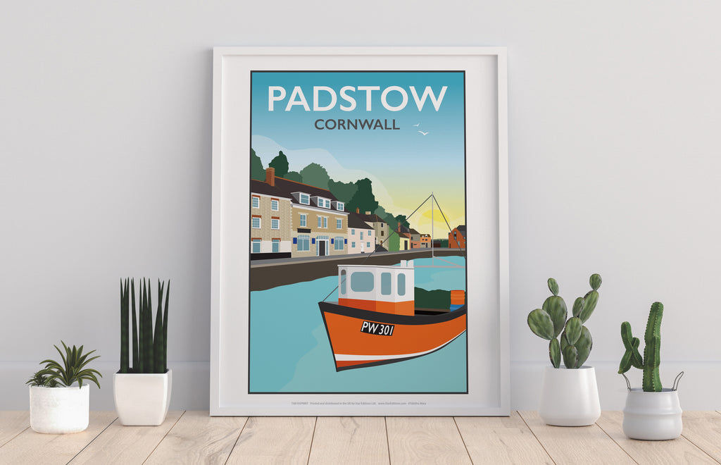 Padstow, Cornwall 2 - 11X14inch Premium Art Print
