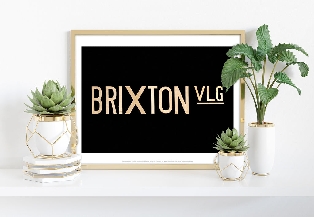 Brixton Village- Text - 11X14inch Premium Art Print