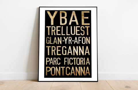 Glan-Yr-Afon, Treganna, Parc Fictoria, Pontcanna Art Print