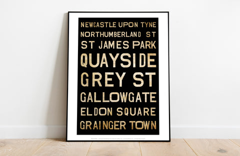 Newcastle Upon Tyne, Nortumberland Street, Art Print