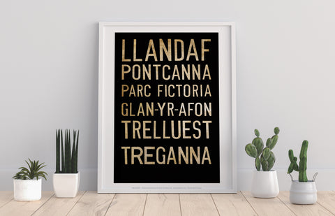 Llandaf, Pontcanna, Parc Fictoria, Art Print