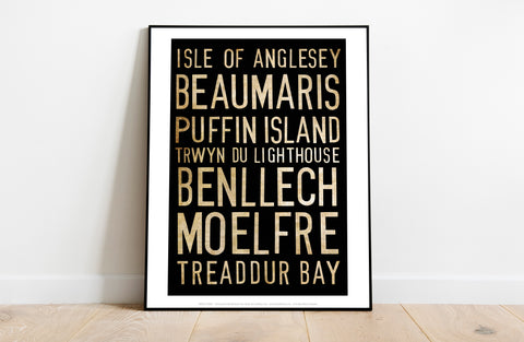 Isle Of Anglesey, Beaumaris, Puffin Island, Art Print