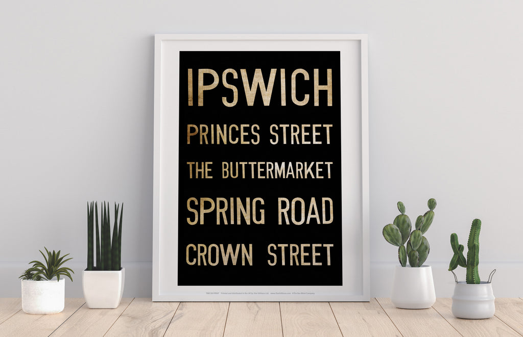 Ipswich, Princes Street, Buttermarket, Art Print