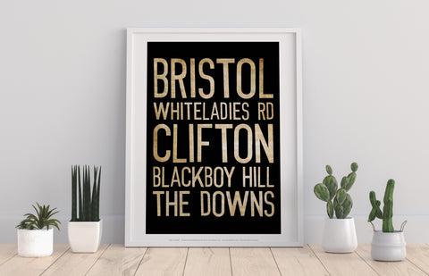 Bristol, Whiteladies Road, Clifton, Art Print