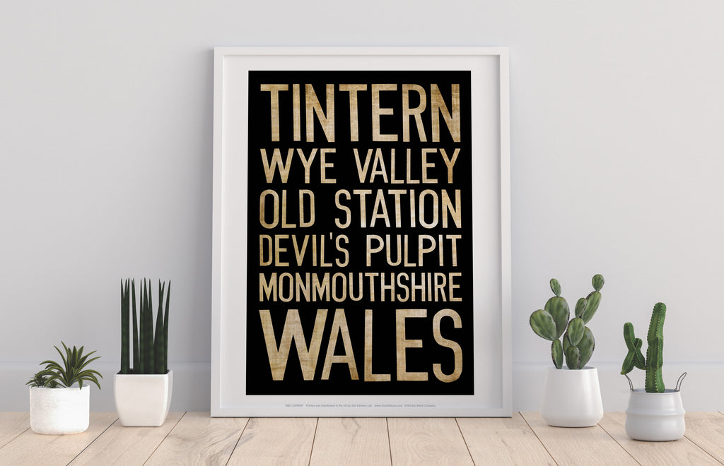 Tintern, Wye Valley, Monmouthshire, Wales Art Print