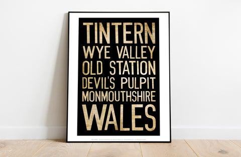 Tintern, Wye Valley, Monmouthshire, Wales Art Print