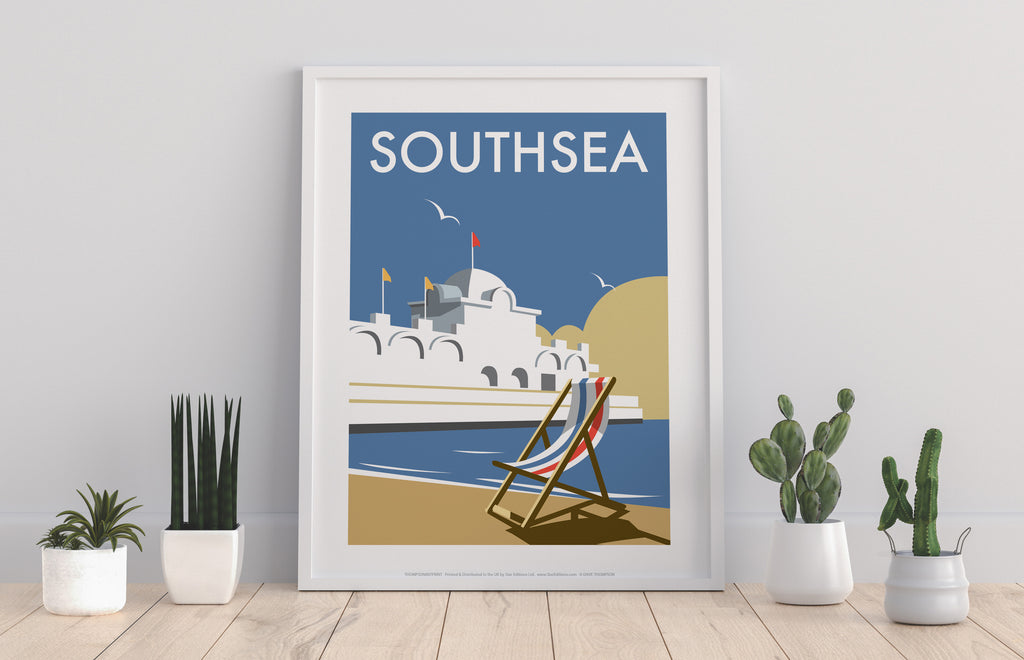 Southsea By Artist Dave Thompson - 11X14inch Premium Art Print
