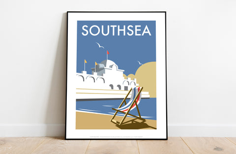 Southsea By Artist Dave Thompson - 11X14inch Premium Art Print